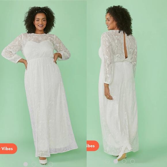 Modcloth Wedding Just the Beginning Maxi Dress Boho - Picture 1 of 16